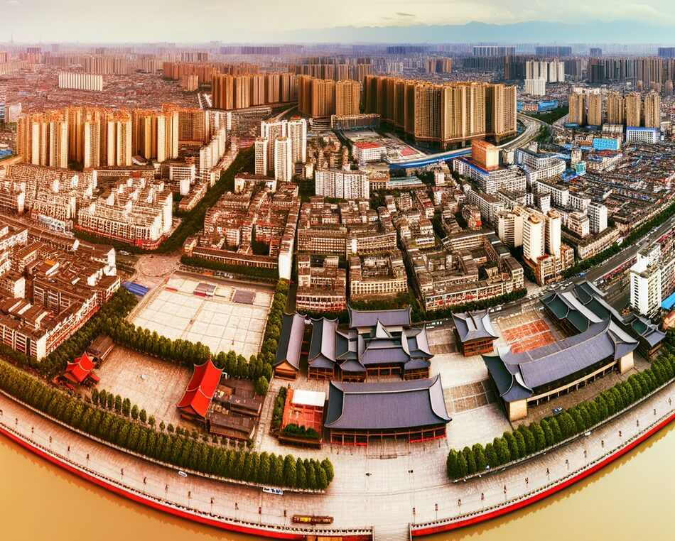 Modern commercial buildings in Chengdu, China — hub for international business registration