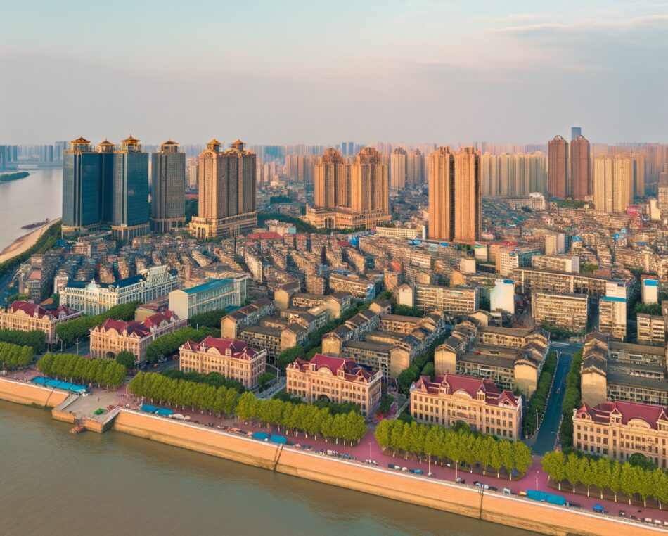 Panoramic cityscape of Wuhan, China — key market for foreign direct investment