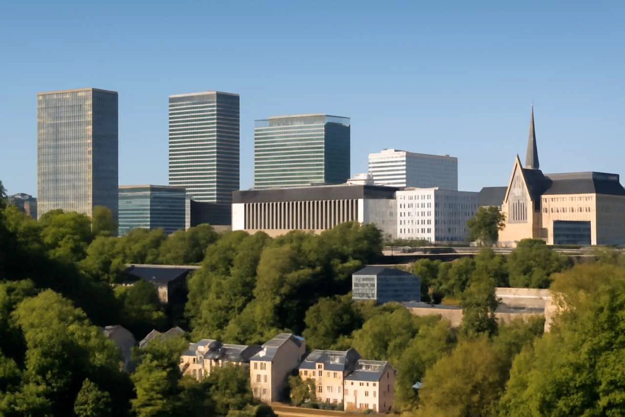 JPMorganChase's new Luxembourg headquarters in Kirchberg